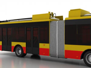 trolleybus bogdan t90117 3D Model