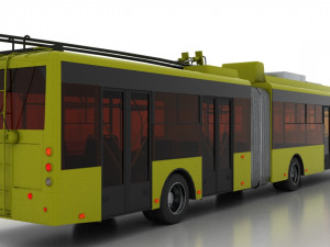 trolleybus bogdan t90110 Modèle 3D
