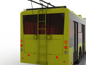 trolleybus bogdan t90110 Modèle 3D