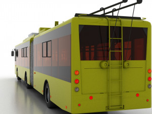 trolleybus bogdan t90110 Modèle 3D