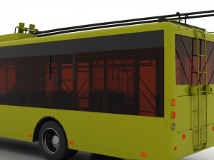 trolleybus bogdan t90110 Modèle 3D
