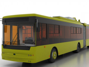 trolleybus bogdan t90110 Modèle 3D