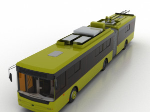 trolleybus bogdan t90110 Modèle 3D