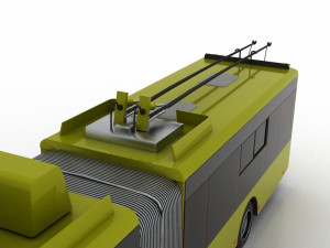 trolleybus bogdan t90110 Modèle 3D
