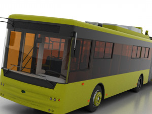 trolleybus bogdan t90110 Modèle 3D