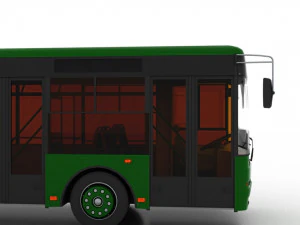 trolleybus bogdan t80110 3D Model
