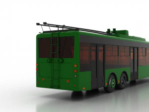 trolleybus bogdan t80110 3D Model