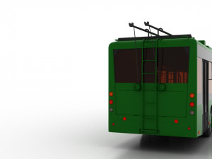 trolleybus bogdan t80110 3D Model