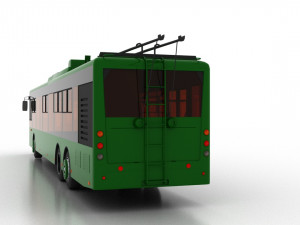 trolleybus bogdan t80110 3D Model