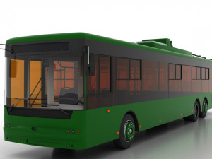 trolleybus bogdan t80110 3D Model