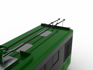 trolleybus bogdan t80110 3D Model