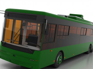 trolleybus bogdan t80110 3D Model