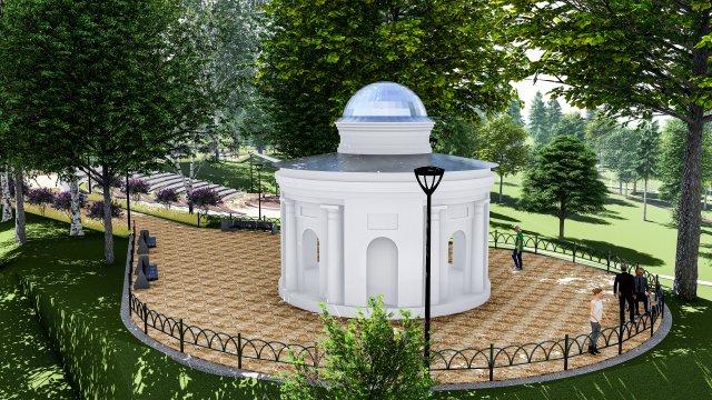 rotunda 1815 Modello 3D .c4d .max .obj .3ds .fbx .stl .blend 