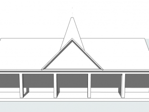 the building is low-poly Modelo 3D