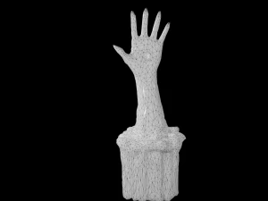 рука м'ясного кубика 3D Модель