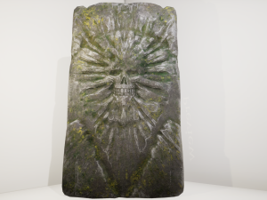 skull tombstone 3D Model