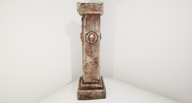 ancient pillar 3D-Modell .c4d .max .obj .3ds .fbx .stl .blend 