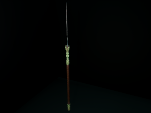 fantasy spear Model 3D