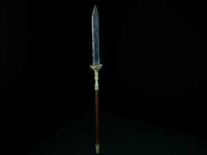 fantasy spear Model 3D