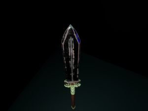 fantasy spear Model 3D