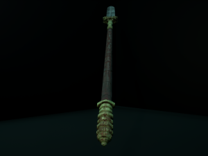 fantasy spear Model 3D