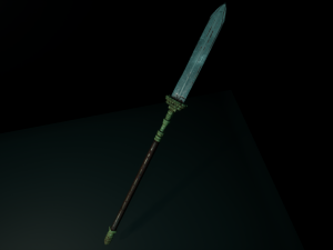 fantasy spear Model 3D