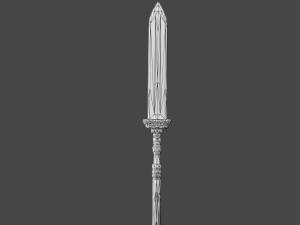 fantasy spear Model 3D