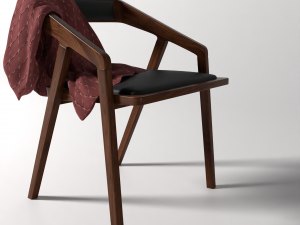 single chair 3D मॉडल