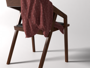 single chair 3D मॉडल
