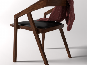 single chair 3D मॉडल