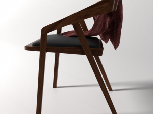single chair 3D मॉडल