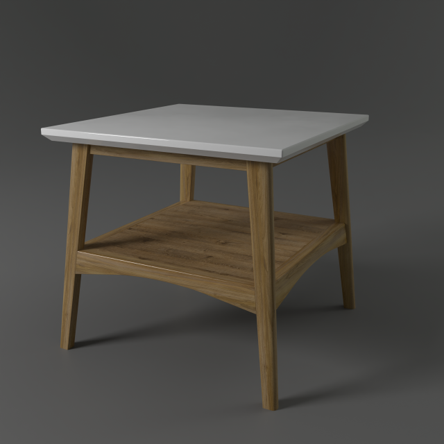 end table Model 3D .c4d .max .obj .3ds .fbx .stl .blend 
