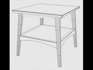 end table 3D Model