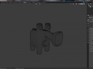 cute purple elephant 3D Model