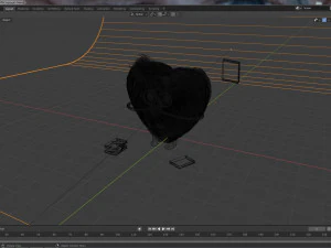 cuore soffice Modello 3D
