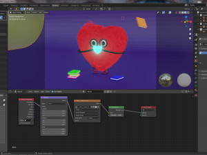 fluffy heart 3D Model