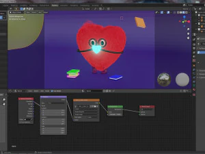 cuore soffice Modello 3D