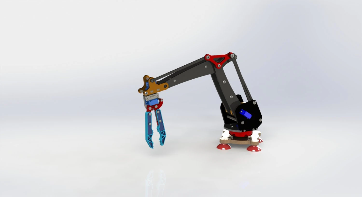 robotic arm 3D Model .c4d .max .obj .3ds .fbx .stl .blend 