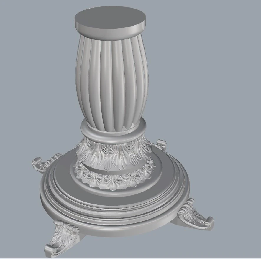 table leg 3D Model .c4d .max .obj .3ds .fbx .stl .blend 