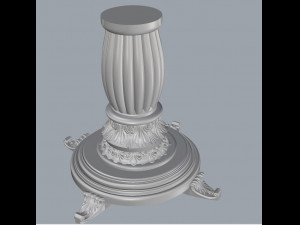 table leg Modelo 3D