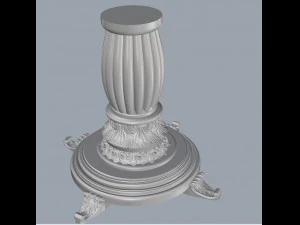 noga stołu Model 3D