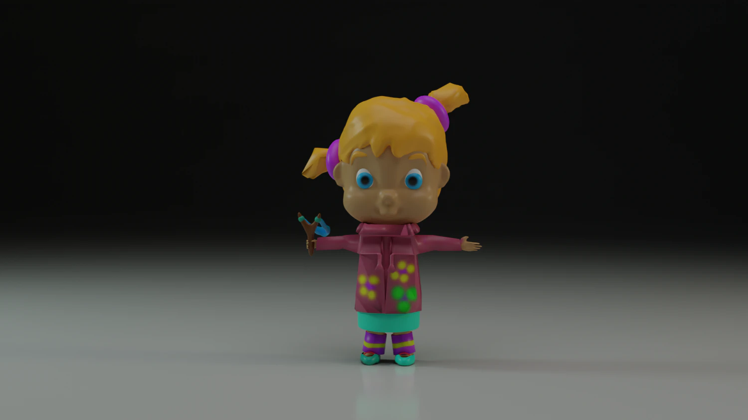 babygirl 3D Model .c4d .max .obj .3ds .fbx .stl .blend 