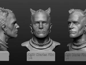 keith flint 3D Print Model
