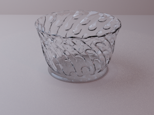 glass bowl 3D Модель