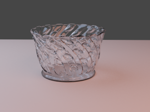 glass bowl 3D-Modell