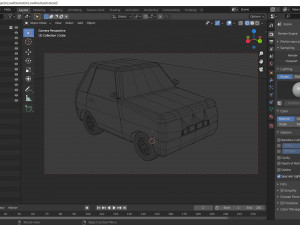 lowpolehatchback Modello 3D