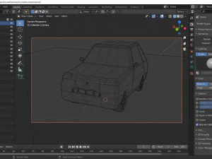 lowpolehatchback Model 3D