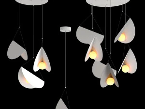 белый планер 3D Модель