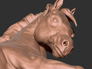 horse sculpture 3D Print Model