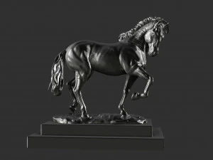horse sculpture 3D Print Model